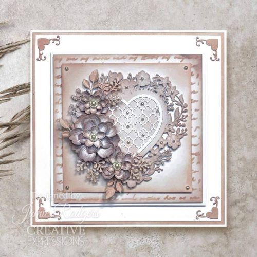 Creative Expressions stanssi – LATTICE HEART BLOOMS - Bild 4