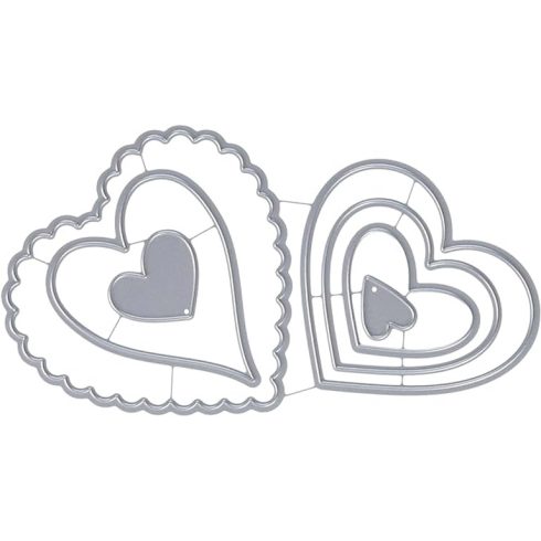 Echo Park stanssi – HEART NESTING1