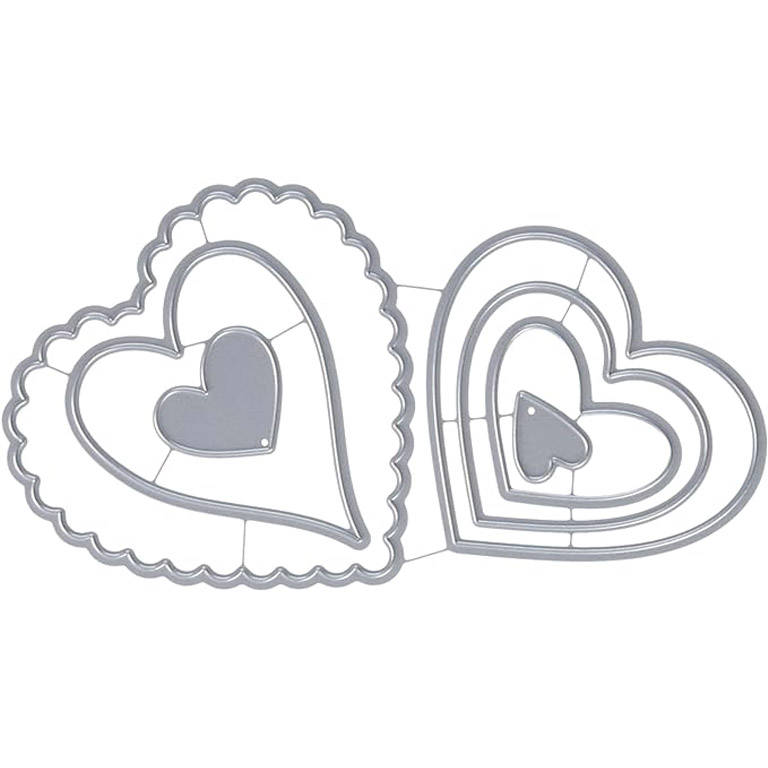 Echo Park stanssi – HEART NESTING - Image 2