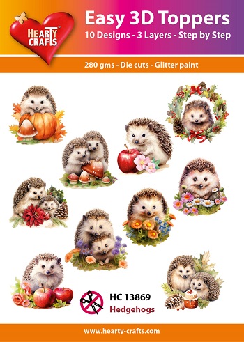 Easy 3D Toppers Hearty Crafts