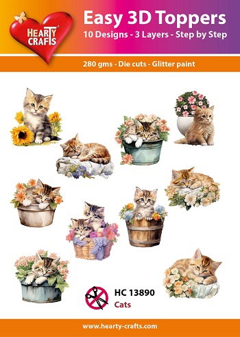 Easy 3D Toppers Hearty Crafts