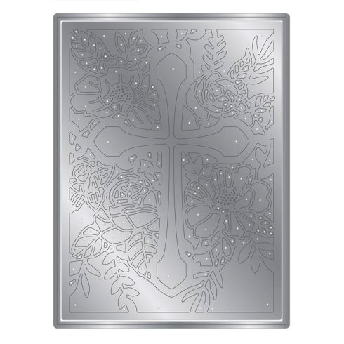 Crafter's Companion stanssi – FLORAL CROSS
