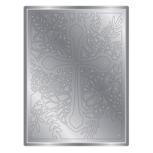 Crafter's Companion stanssi – FLORAL CROSS