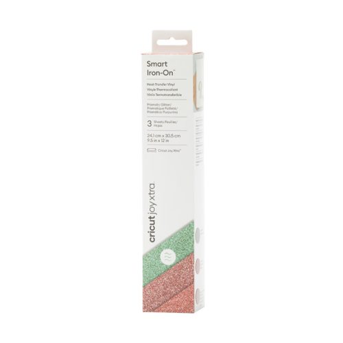 Silityskalvolajitelma 9,5" - Cricut Joy Xtra Prismatic Glitter Smart Iron-On Sea Sparkle