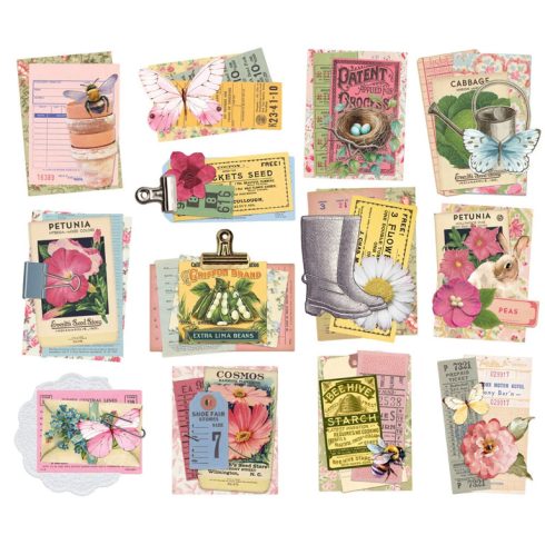 Simple Stories – Layered Bits Spring Garden leikekuvat (13 kpl)