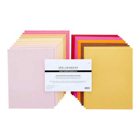 Spellbinders Foam Sheets – Warm Tones (20 kpl)