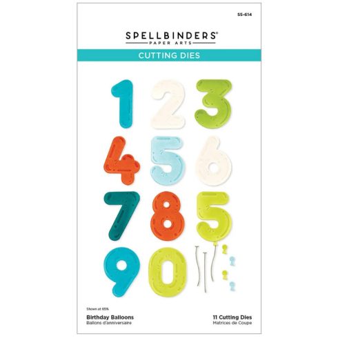 Spellbinders stanssi – BIRTHDAY BALLOONS