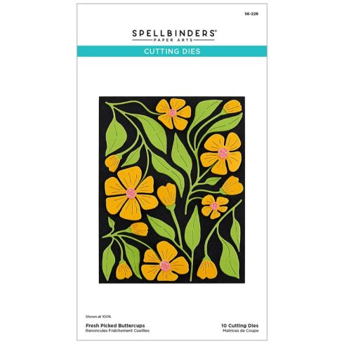 Spellbinders stanssi – FRESH PICKET BUTTERCUPS