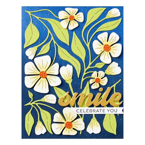Spellbinders stanssi – FRESH PICKET BUTTERCUPS1
