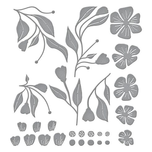 Spellbinders stanssi – FRESH PICKET BUTTERCUPS3