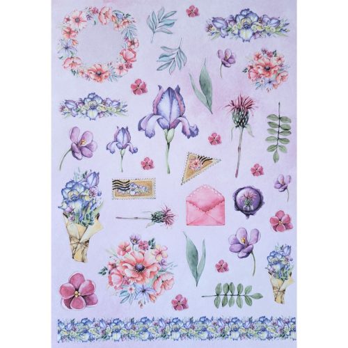 Studio Light Die-Cut Designer Paper Pad – Wildflowers paperilehtiö A4 - Bild 3