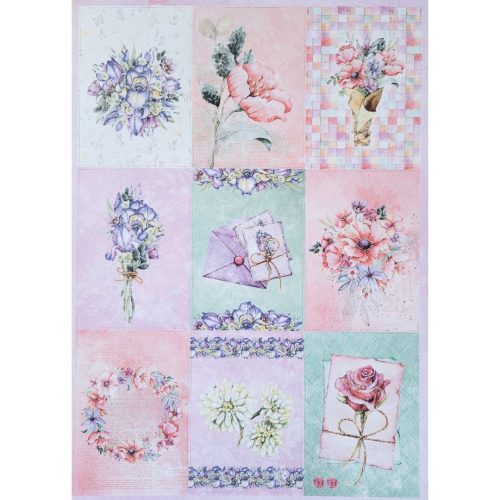 Studio Light Die-Cut Designer Paper Pad – Wildflowers paperilehtiö A4 - Bild 6