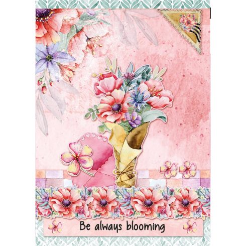 Studio Light Die Cut Designer Paper Pad – Wildflowers paperilehtio2