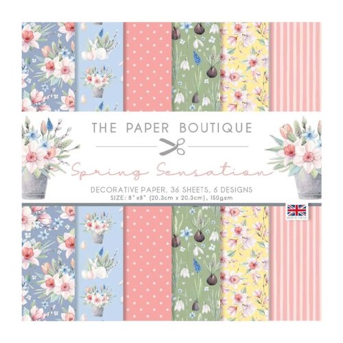 The Paper Boutique – Spring Sensation paperilehtiö 20,3 x 20,3 cm