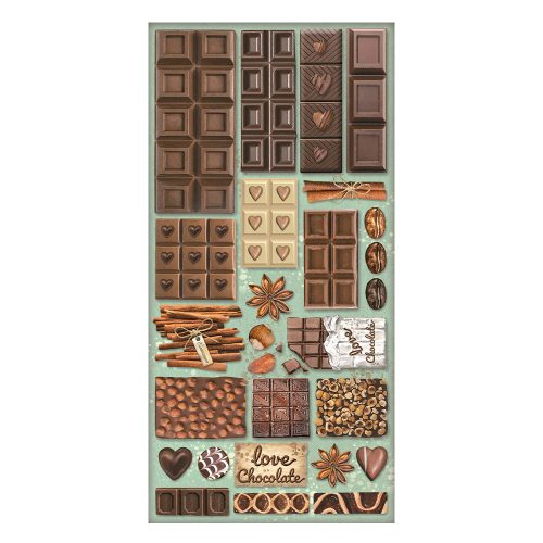 Stamperia – Coffee and Chocolate Collectables leikekuvat 15 x 30 cm - Image 4