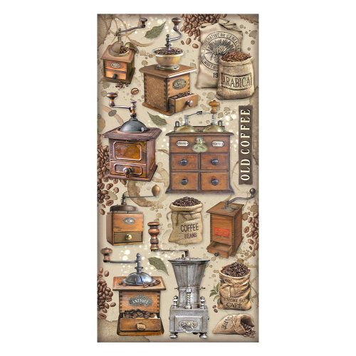 Stamperia – Coffee and Chocolate Collectables leikekuvat 15 x 30 cm - Image 9