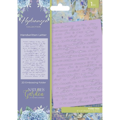 Crafter's Companion 2D kohokuviointikansio – HANDWRITTEN LETTER