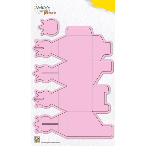 Nellie's stanssi – WRAPPING BOX TULIP