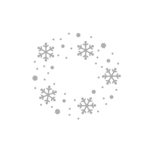 Rayher stanssi – SNOWFLAKE WREATH