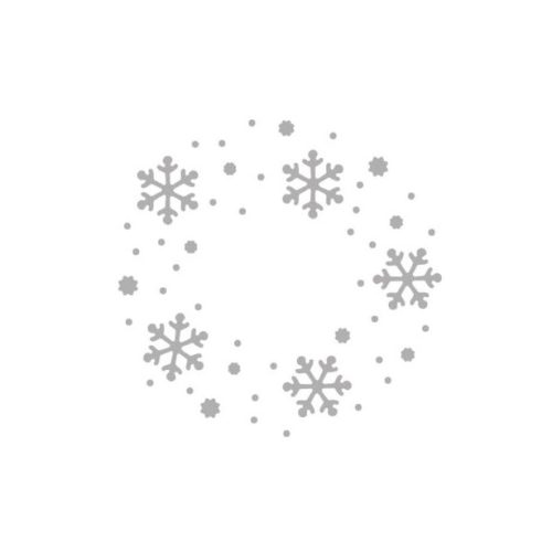 Rayher stanssi – SNOWFLAKE WREATH