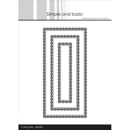 Simple and Basic stanssi – LACE EDGE MINI SLIM