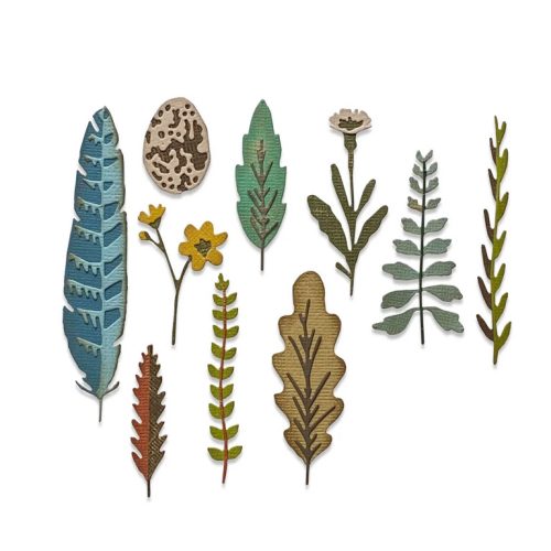 Sizzix Tim Holtz Thinlits stanssi – FUNKY NATURE - Bild 3