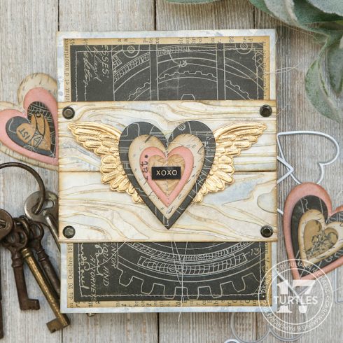 Sizzix Thinlits Colorize stanssi – STACKED TILES HEARTS4
