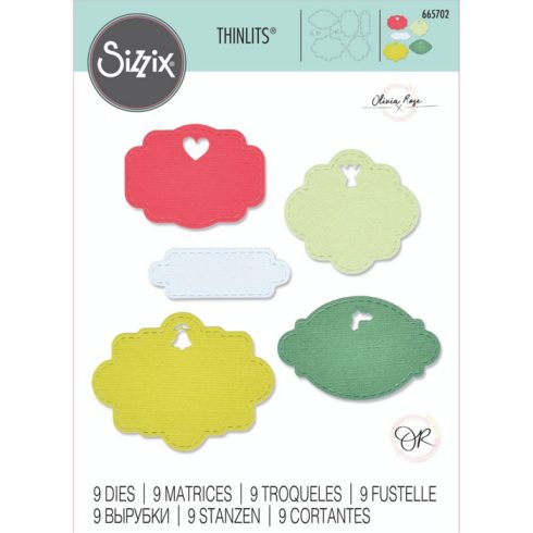 Sizzix Thinlits stanssi – APERTURE LABELS #1