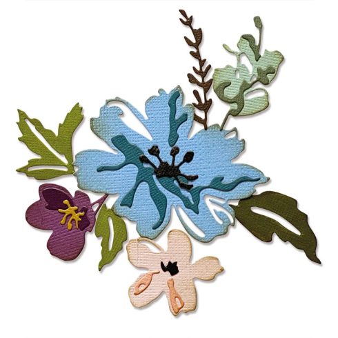 Sizzix Thinlits stanssi – BRUSHSTROKE FLOWERS 2 2