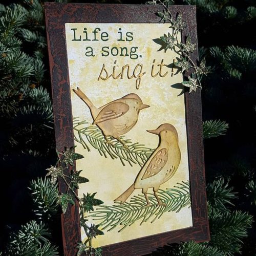 Sizzix Tim Holtz Thinlits stanssi – FEATHERED FRIENDS - Image 2