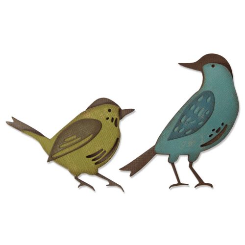 Sizzix Tim Holtz Thinlits stanssi – FEATHERED FRIENDS - Image 6