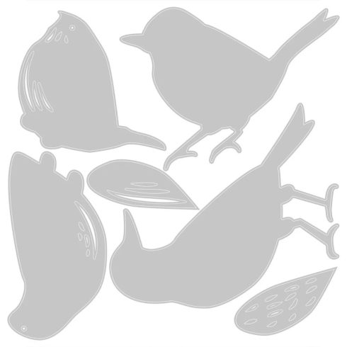 Sizzix Thinlits stanssi – FEATHERED FRIENDS4