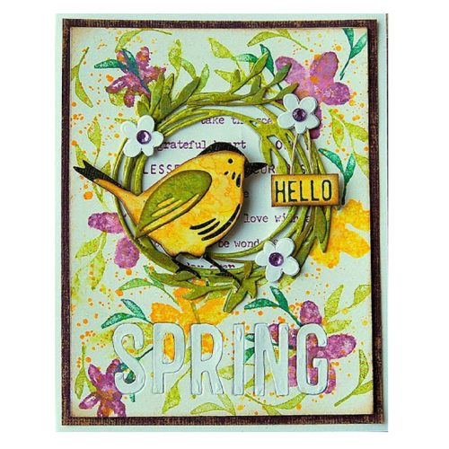 Sizzix Tim Holtz Thinlits stanssi – FEATHERED FRIENDS - Image 4