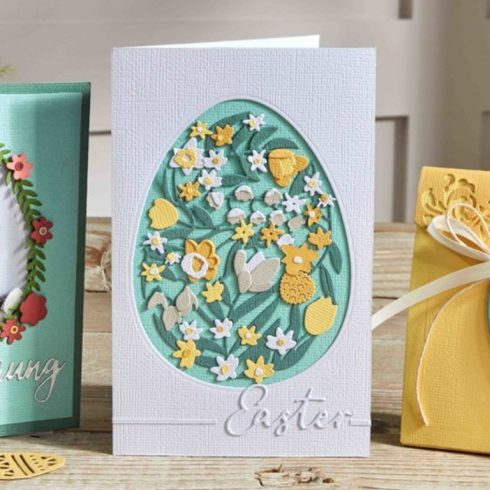 Sizzix Thinlits stanssi – INTRICATE FLORAL EGG3