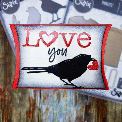 Sizzix Thinlits stanssi – VAULT PILLOW BOX BAG2