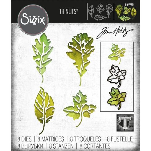 Sizzix Tim Holtz Thinlits stanssi – LEAF PRINT