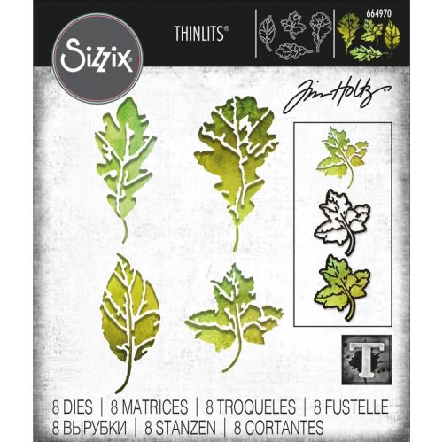 Sizzix Tim Holtz Thinlits stanssi – LEAF PRINT