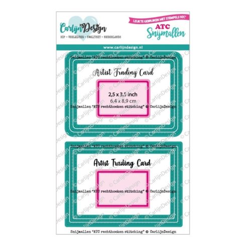 Carlijn Design stanssi – ATC RECTANGLES STITCHING