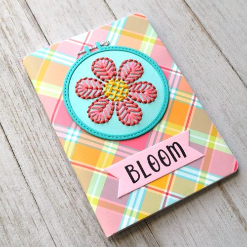 Lawn Fawn stanssi – EMBROIDERY HOOP FLOWER ADD-ON - Image 3