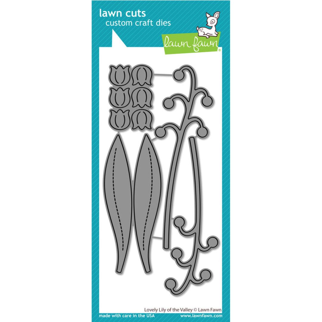 Lawn Fawn stanssi – LOVELY LILY OF THE VALLEY