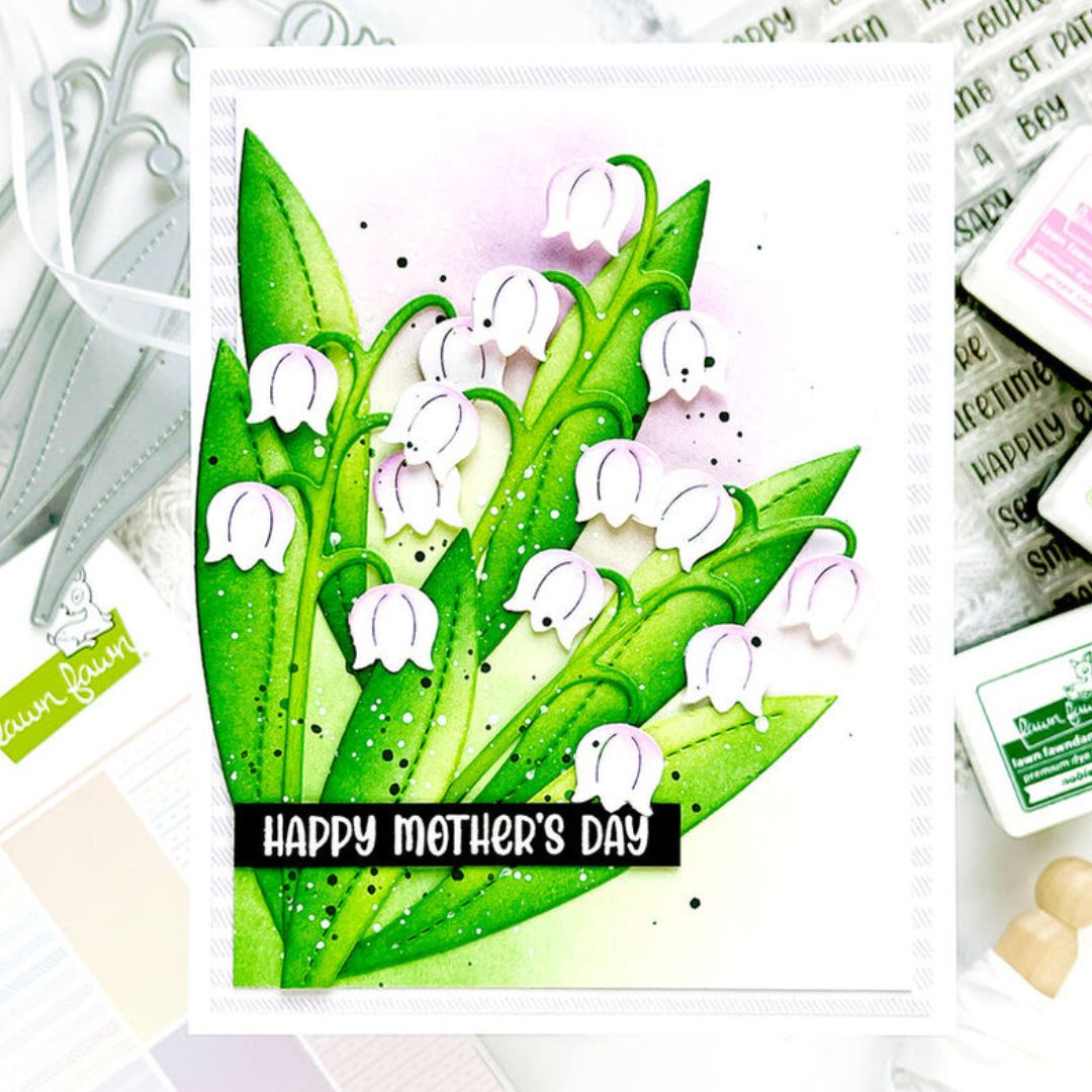 Lawn Fawn stanssi – LOVELY LILY OF THE VALLEY - Image 2