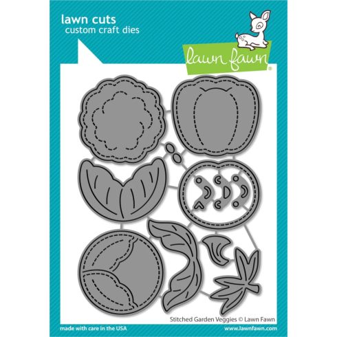 Lawn Fawn stanssi – STITCHED GARDEN VEGGIES