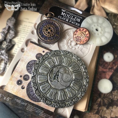 Re·Design with Prima – Clock Faces Decor Mould muotti 13x20cm - Image 3