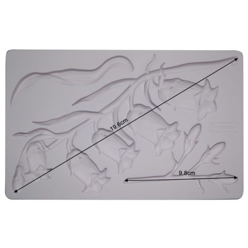 Re·Design with Prima – Sweet Bellflower Decor Mould 13x20cm 2
