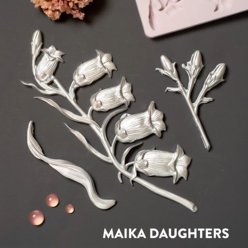 Re·Design with Prima – Sweet Bellflower Decor Mould 13x20cm 3
