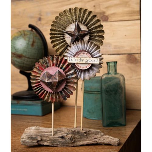 Sizzix Tim Holtz Thinlits stanssi – VAULT ROSETTES - Bild 2