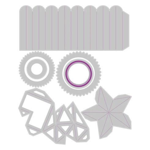 Sizzix Tim Holtz Thinlits stanssi – VAULT ROSETTES2