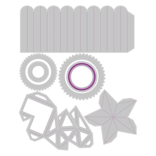Sizzix Tim Holtz Thinlits stanssi – VAULT ROSETTES - Bild 3