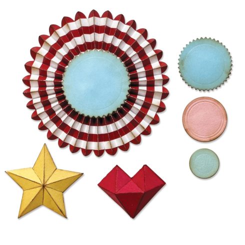 Sizzix Tim Holtz Thinlits stanssi – VAULT ROSETTES3