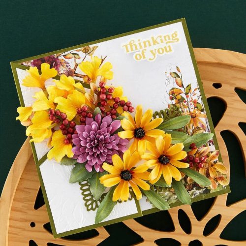 Spellbinders stanssi – POM POM DAHLIA AND LADYBUGS - Image 3